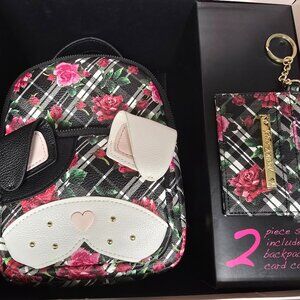 Betsey Johnson Backpack & Card Case
